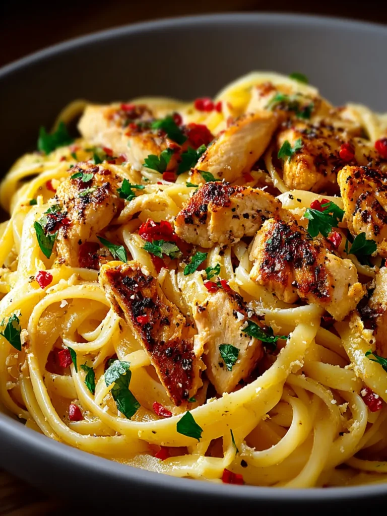 Irresistible Honey Pepper Pasta with Chicken Recipe First Image