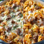 Creamy Beef Noodle Casserole Dinner Recipe First Image