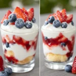 Easy Red, White, and Blue Trifles First Image