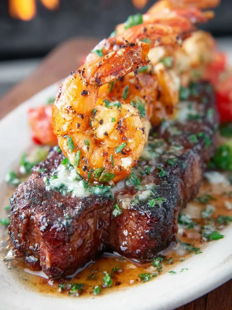 Hot Honey Steak and Shrimp First Image