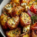 Crispy Baked Feta Potatoes First Image