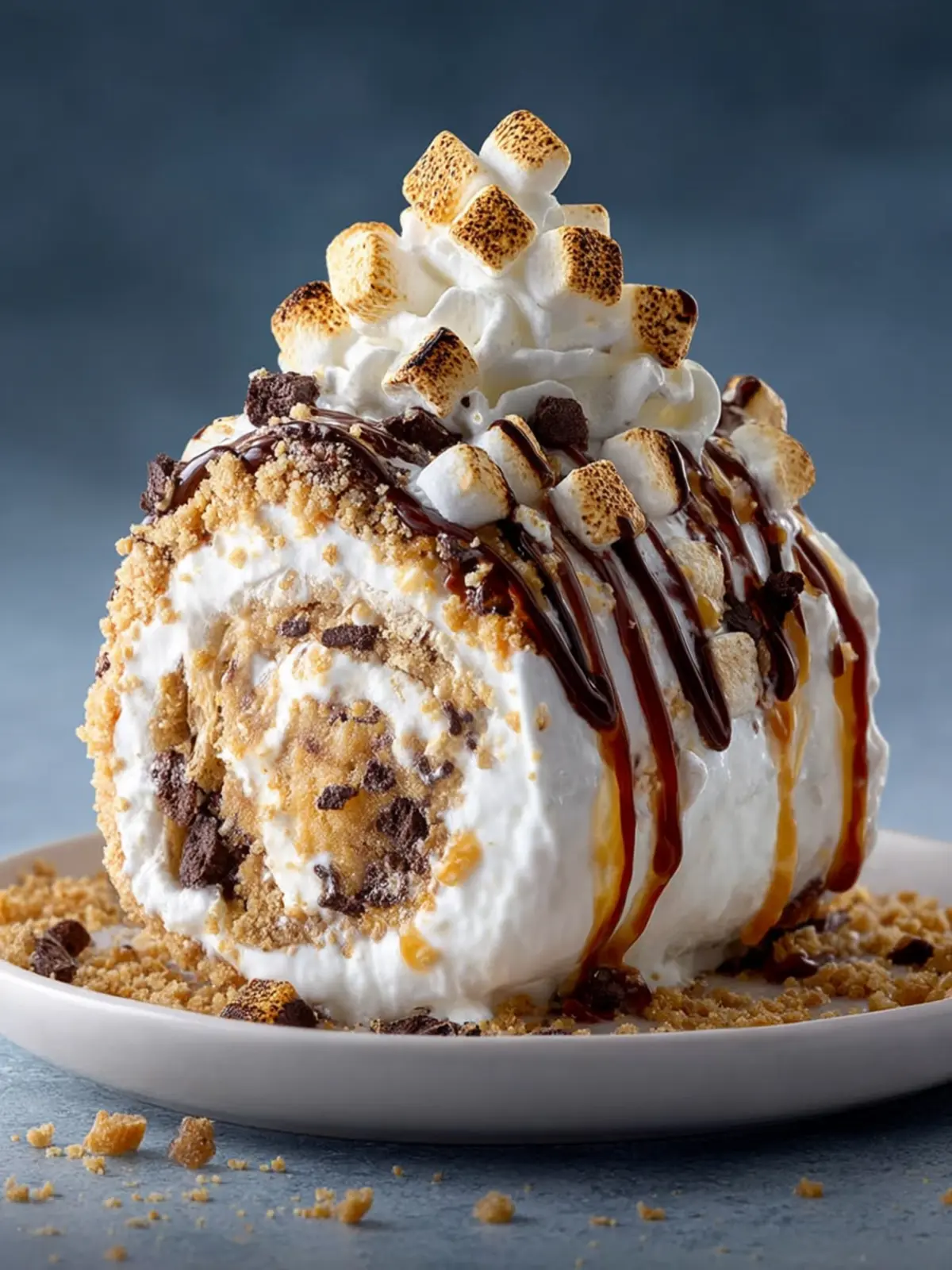 S’mores Explosion Cookie Dough Ice Cream Roll: The Ultimate Frozen Dessert for Summer Cravings and Cozy Nights First Image