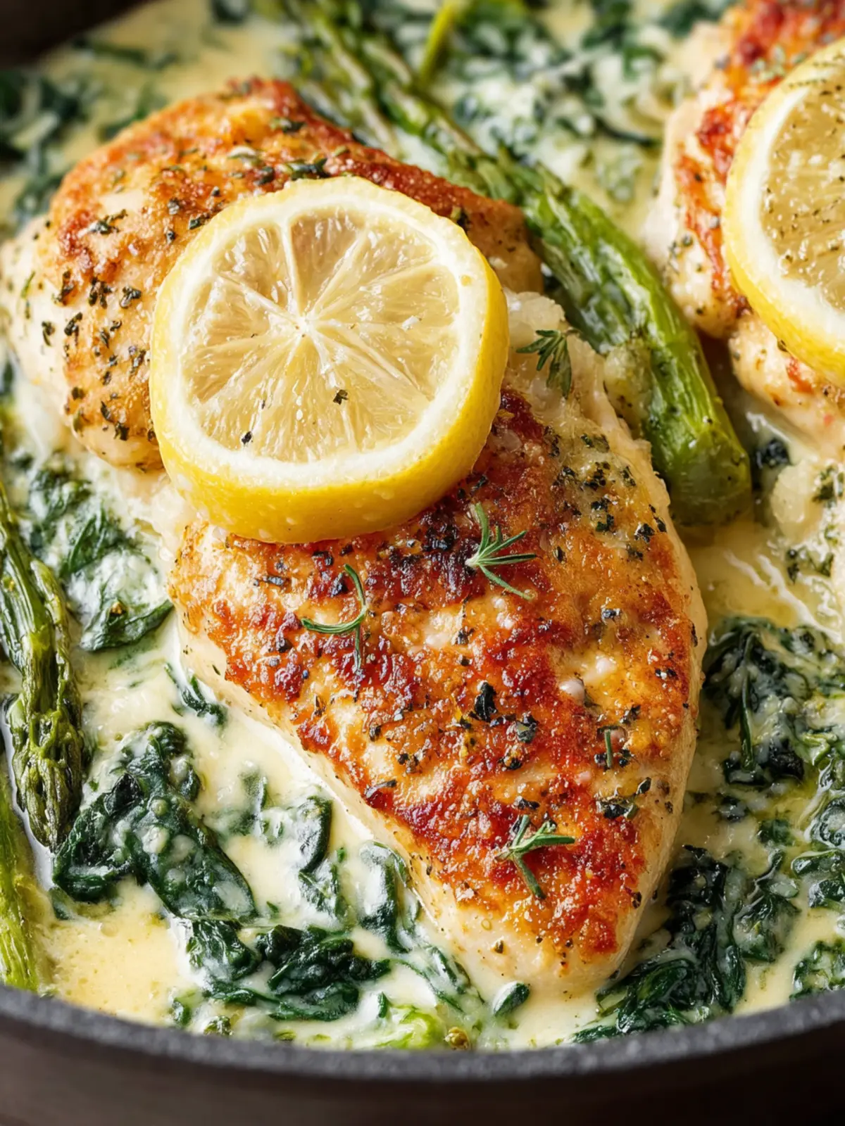 Why Lemon Spinach Parmesan Chicken First Image