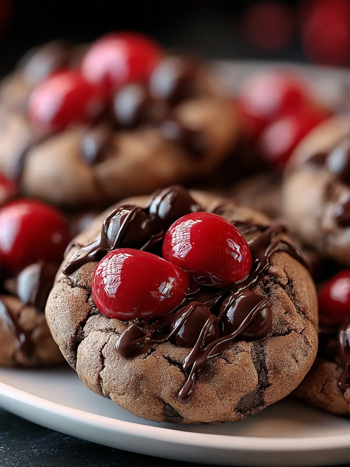 Irresistible Chocolate Cherry Cookies Recipe for Bliss First Image