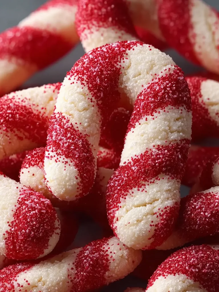 Crispy Candy Cane Cookies First Image