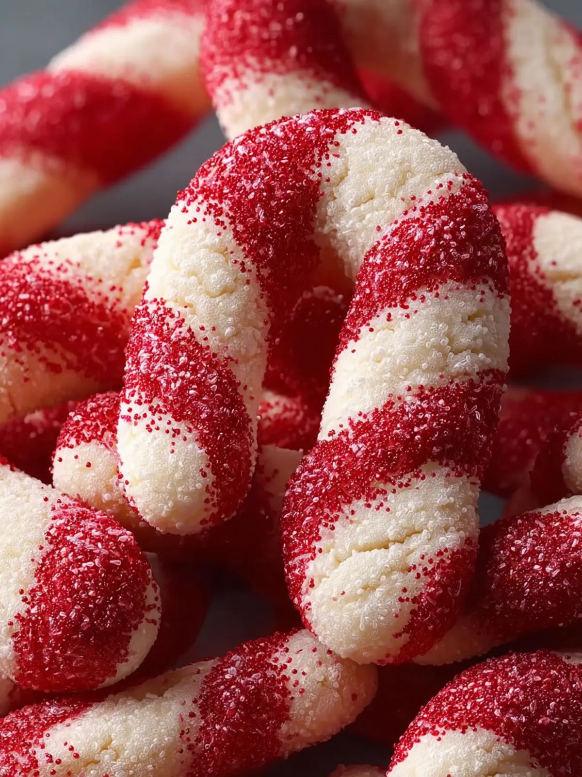 Crispy Candy Cane Cookies First Image