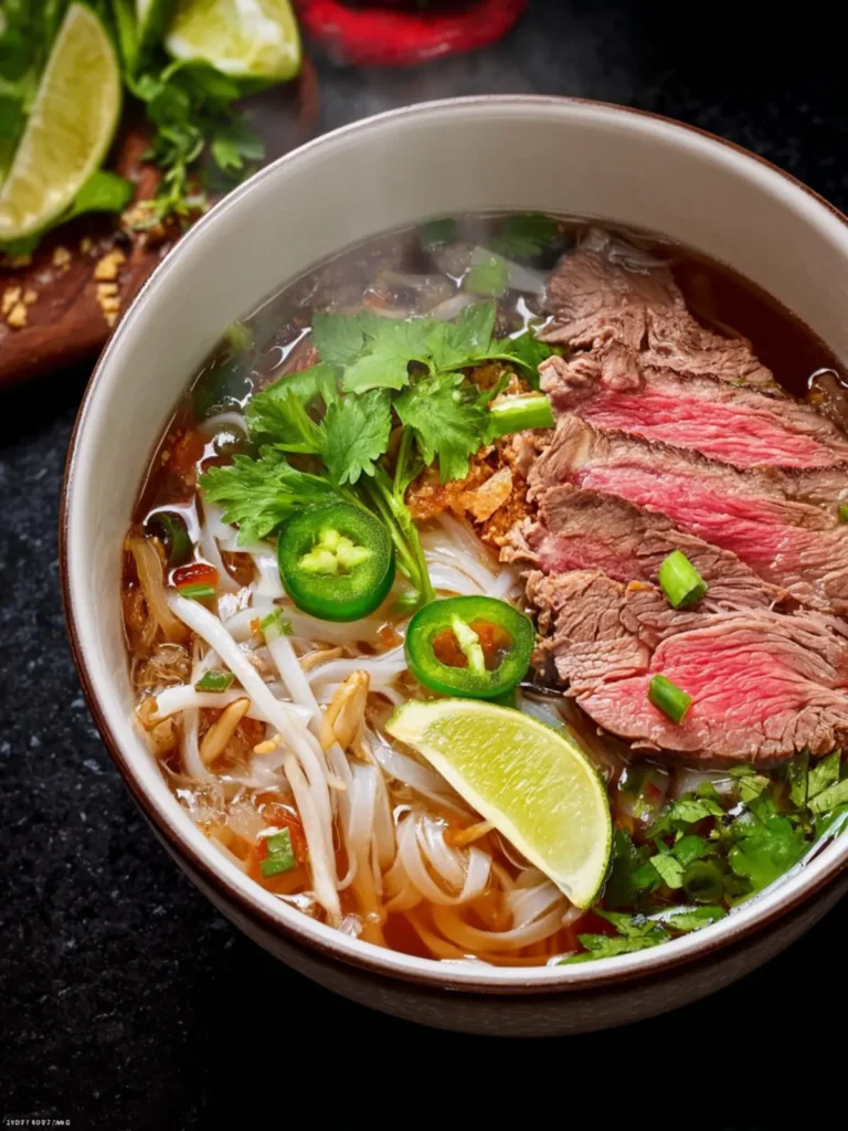 Prime Rib Pho Noodle Soup (Pho Bo) First Image