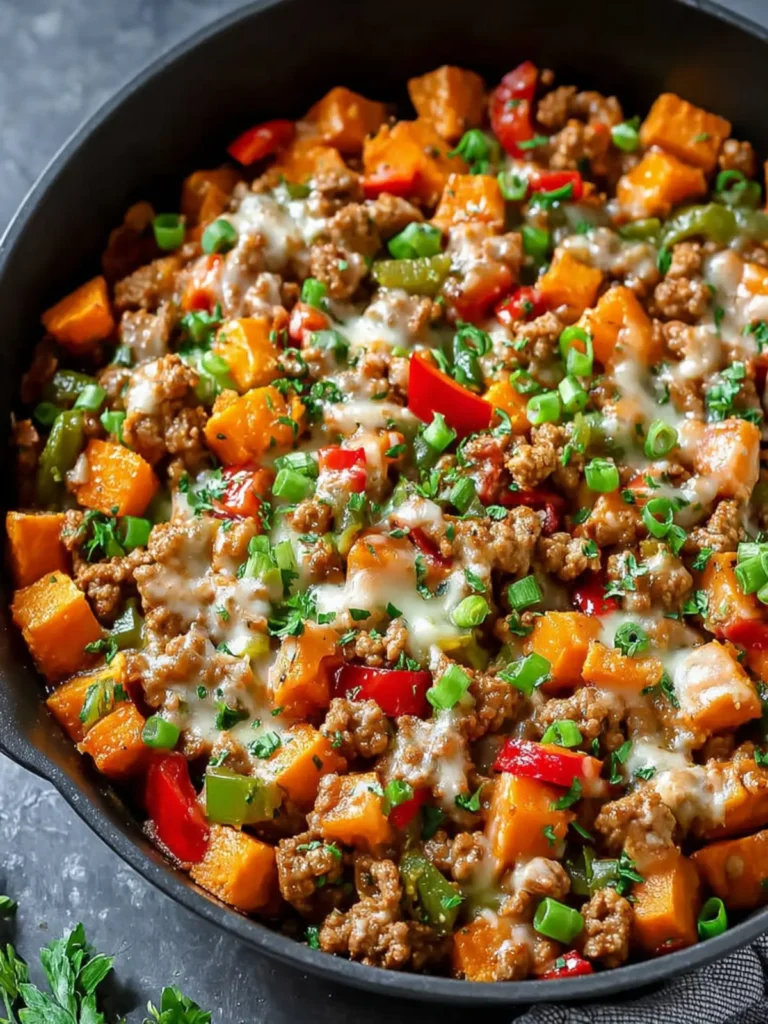 Easy Ground Turkey Sweet Potato Skillet First Image