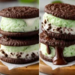 Homemade Mint Chip Oreos | Easy Chocolate Mint Cookies Recipe First Image