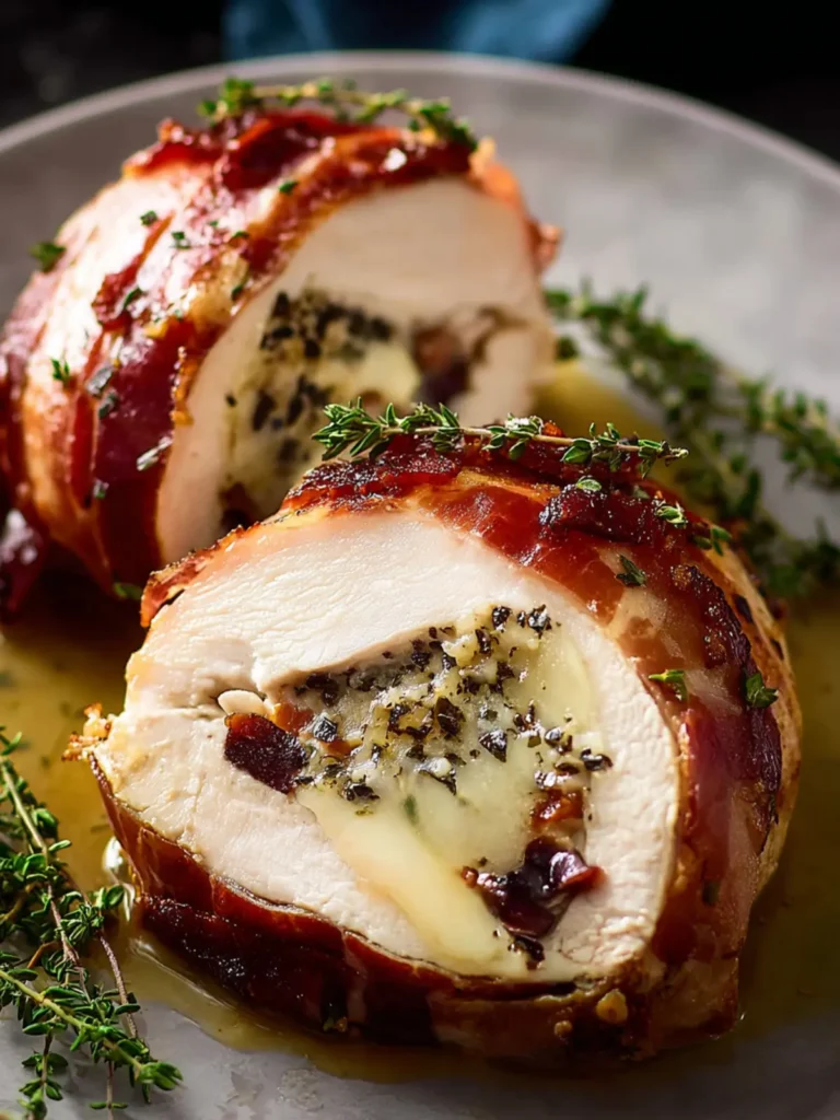 Irresistible Prosciutto Wrapped Stuffed Turkey Recipe First Image