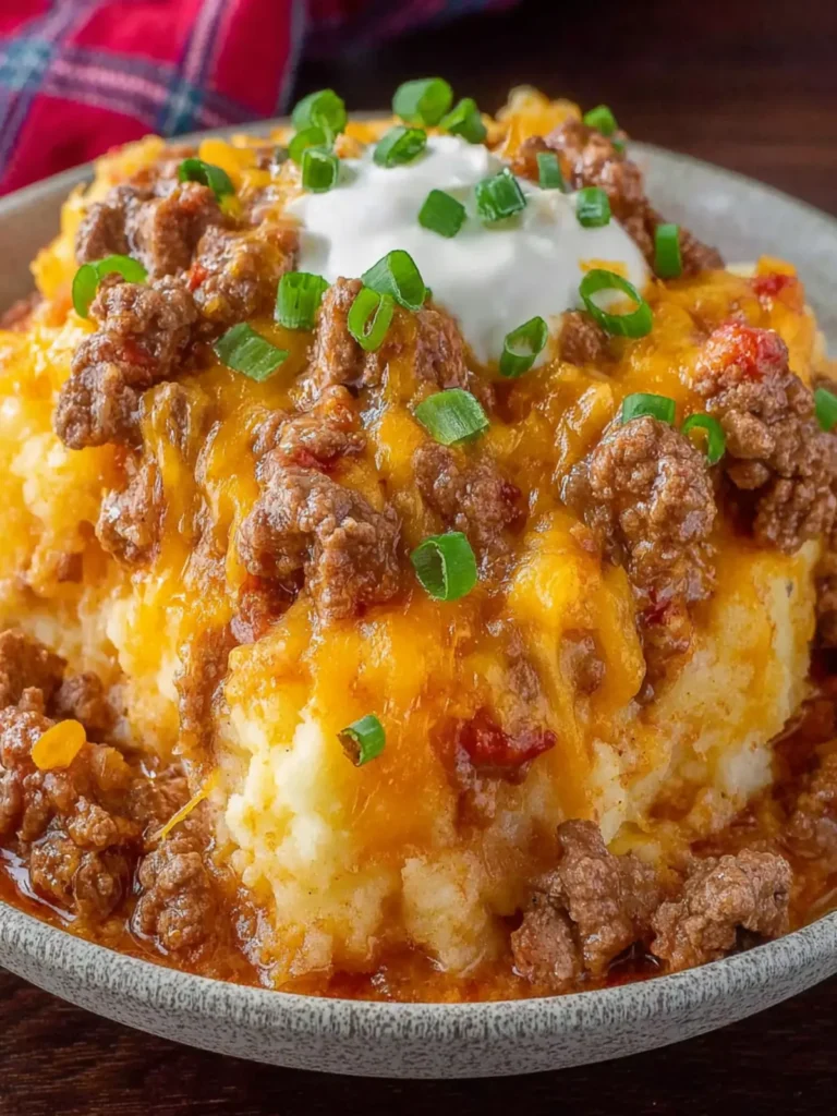 Slow Cooker Cowboy Casserole First Image