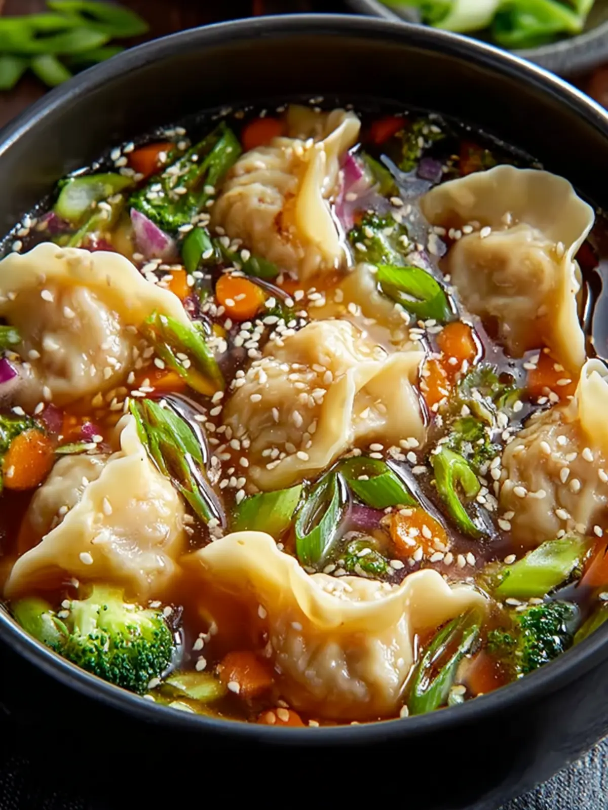 Easy Potsticker Soup First Image