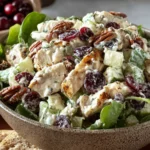 Easy Cranberry Pecan Chicken Salad (High Protein) First Image