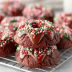 Chocolate Sprinkle Kiss Cookies First Image