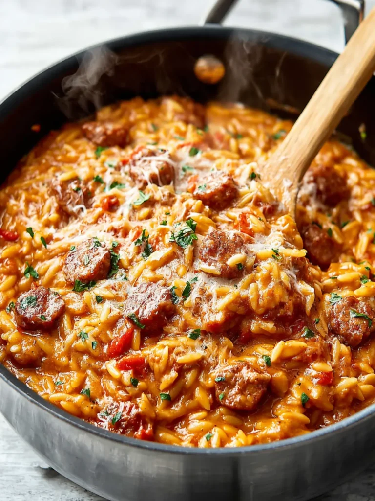 Spicy Italian Sausage Orzo First Image