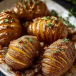 Irresistible Brown Butter Hasselback Potatoes Recipe First Image