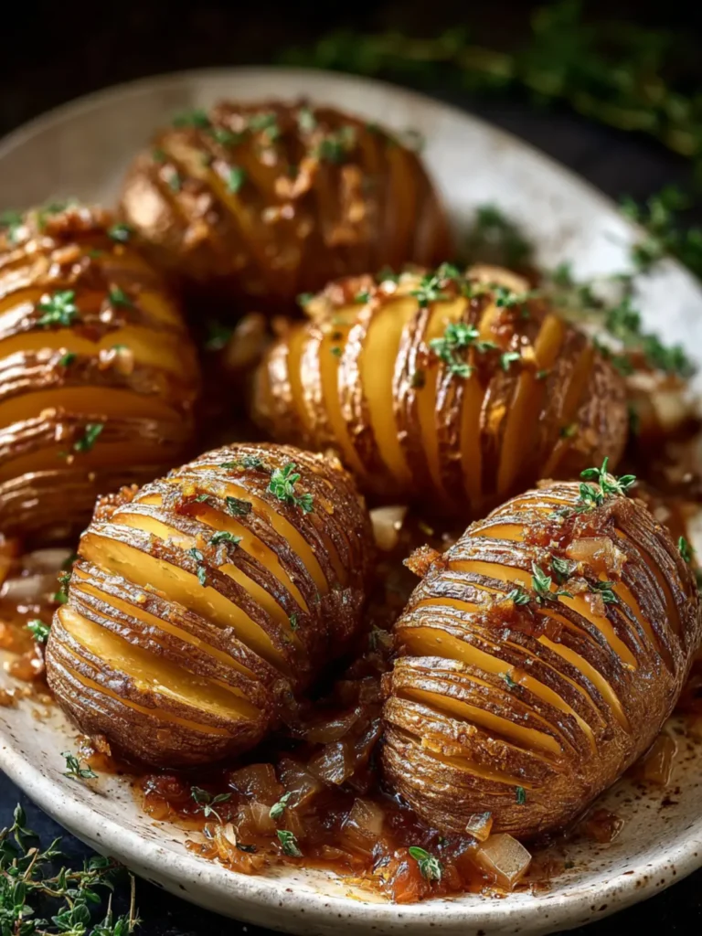 Irresistible Brown Butter Hasselback Potatoes Recipe First Image