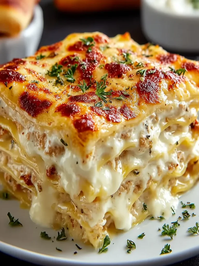 Easy Chicken Lasagna Loaded with Flavor: An Incredible Ultimate Recipe First Image
