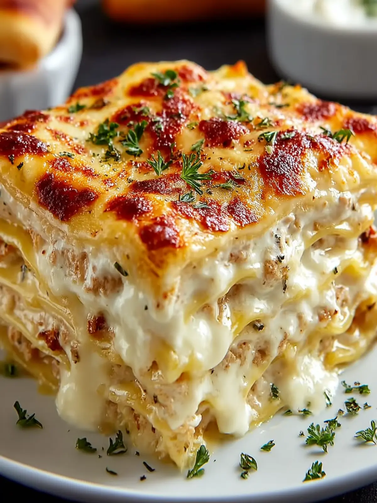 Easy Chicken Lasagna Loaded with Flavor: An Incredible Ultimate Recipe First Image