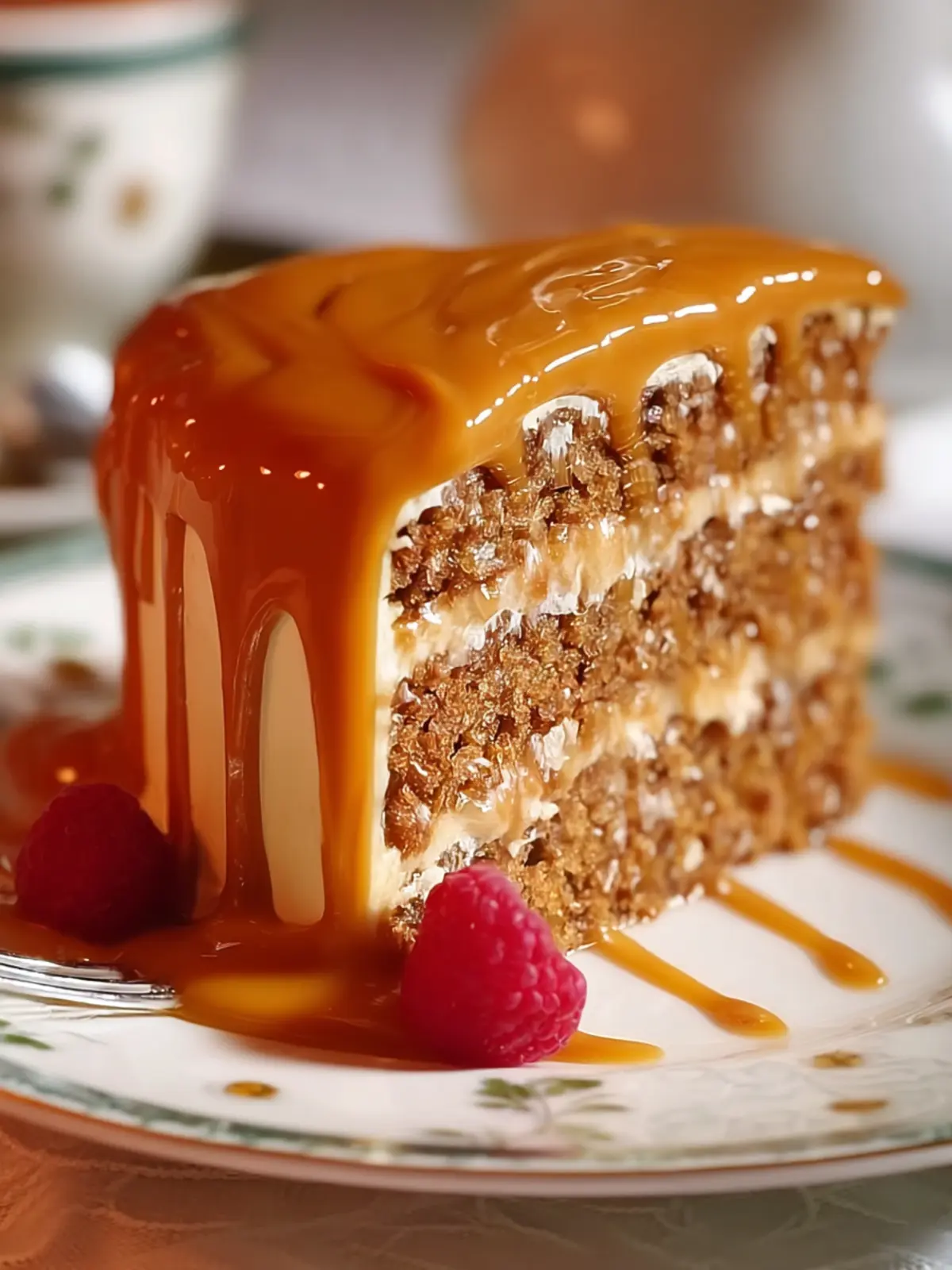 Butterscotch Cake with Caramel Icing: A Sweet Delight! First Image
