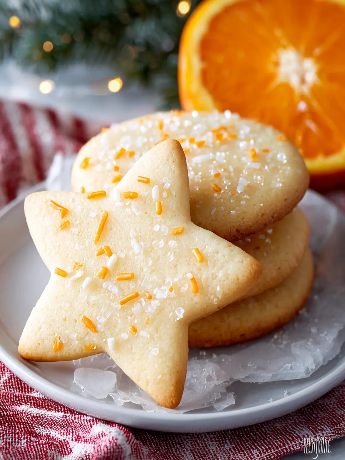 Orange Sugar Cookies First Image
