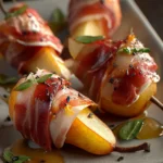 Irresistible Prosciutto Wrapped Pears with Honey Delight First Image
