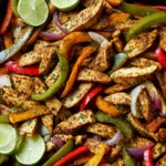 Sheet Pan Chicken Fajitas First Image