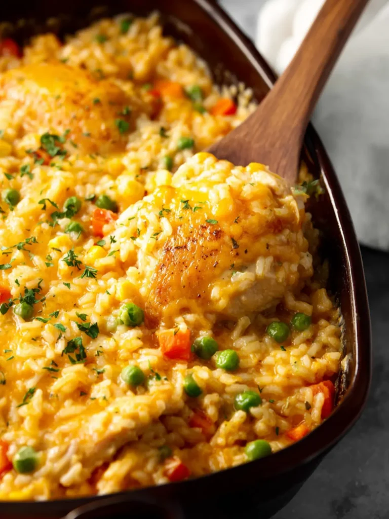 Easy Chicken and Rice Casserole First Image