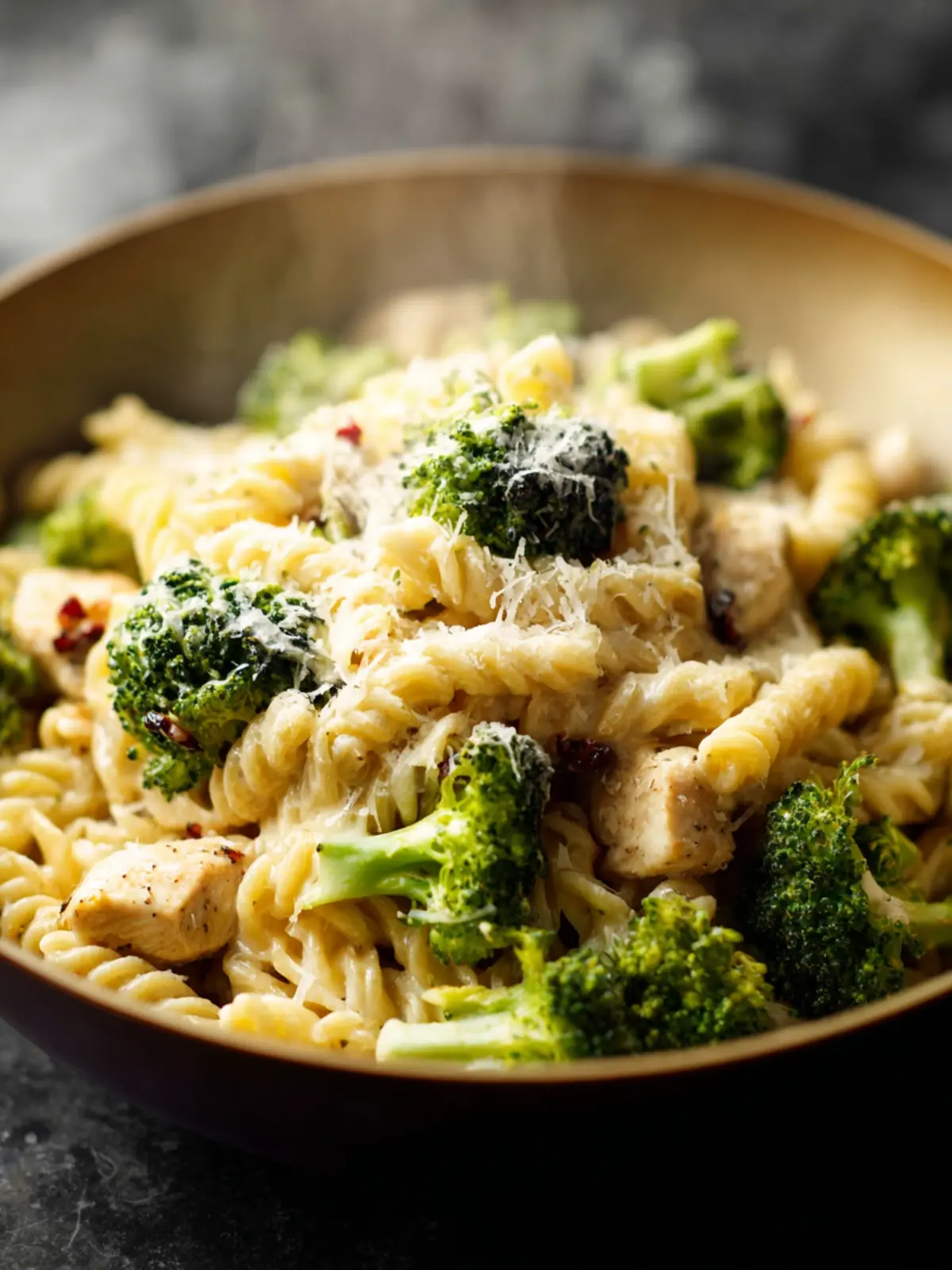 One Pot Chicken and Broccoli Pasta First Image