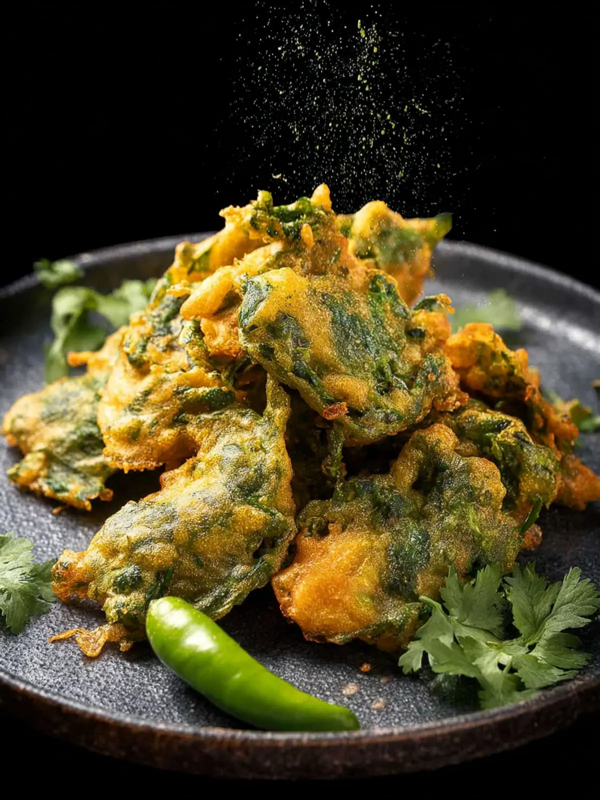 Palak Pakora Recipe (Spinach Fritters) First Image