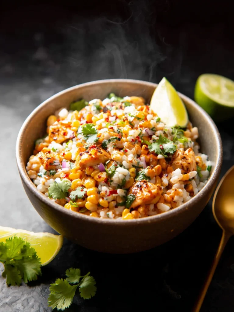 Street Corn Chicken Rice Bowls First Image