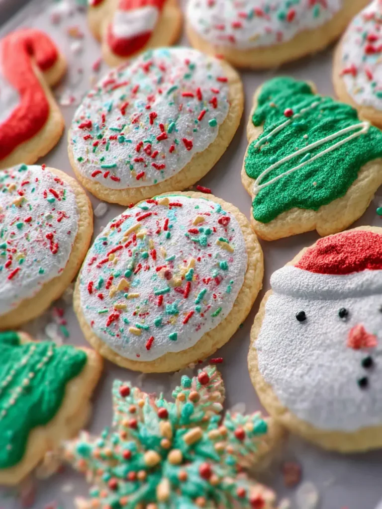 Christmas Sugar Crumbl Cookies First Image