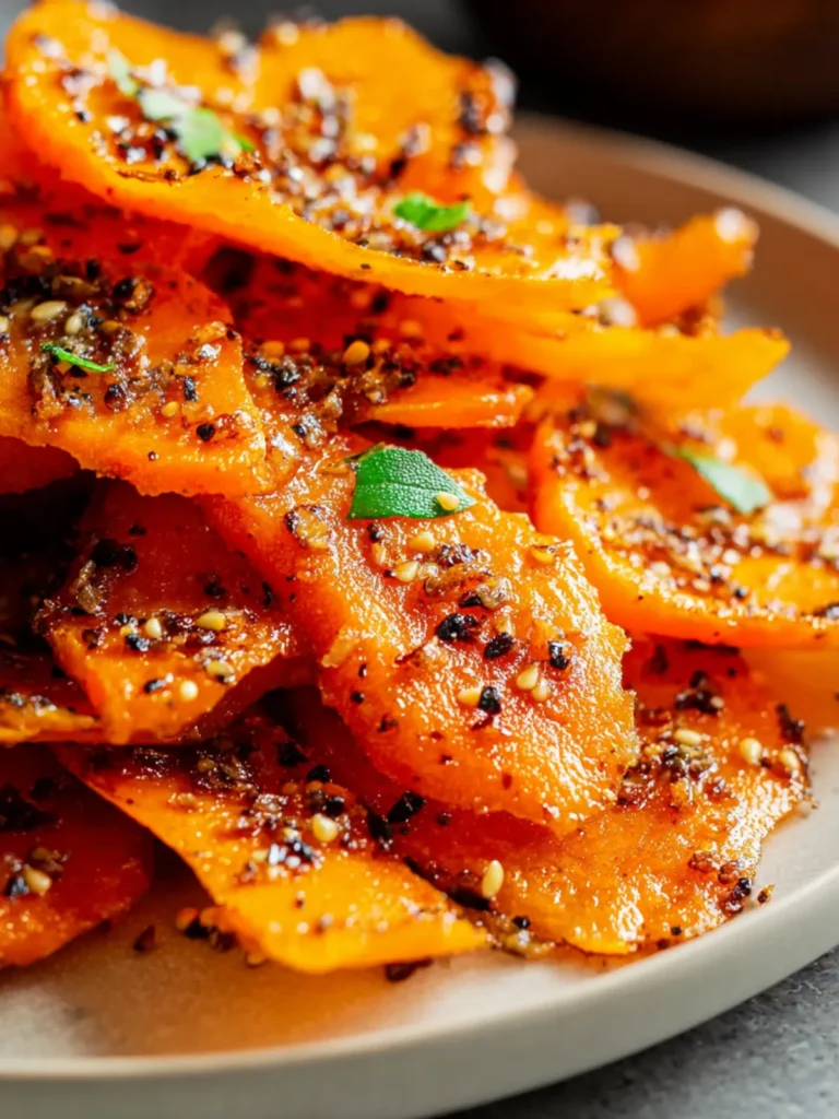 Irresistible Crispy Maple Garlic Smashed Carrots Recipe First Image