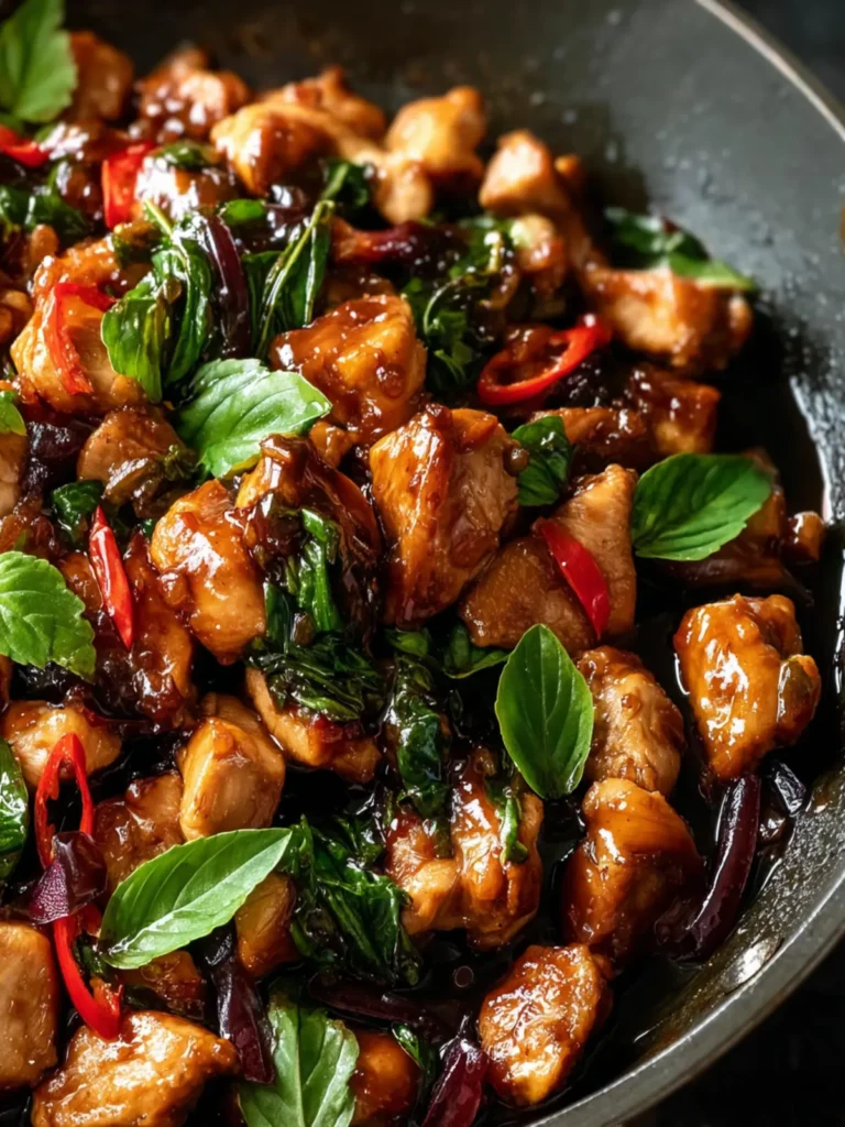 Irresistible Thai Basil Chicken Recipe in 30 Minutes First Image