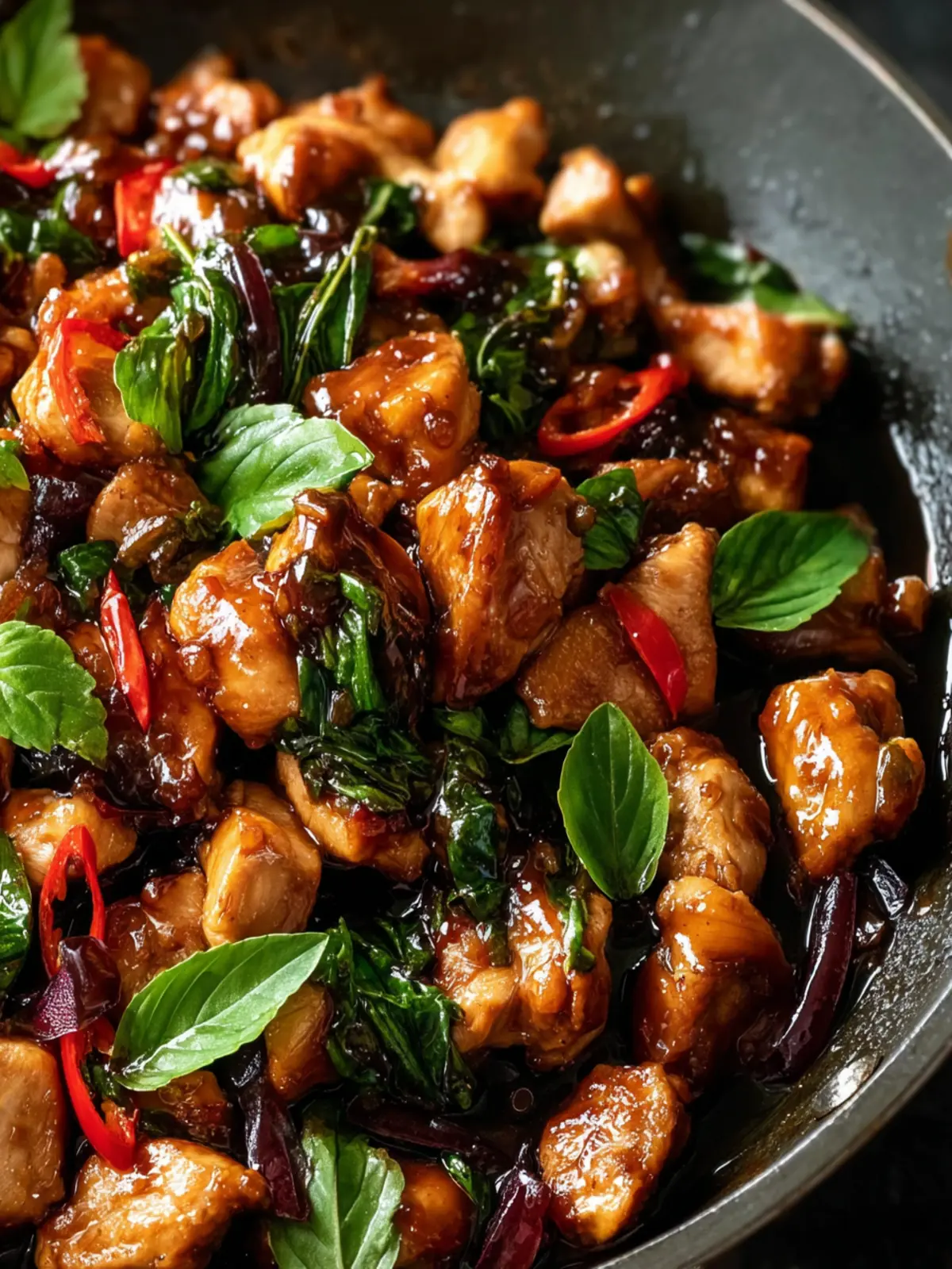 Irresistible Thai Basil Chicken Recipe in 30 Minutes First Image