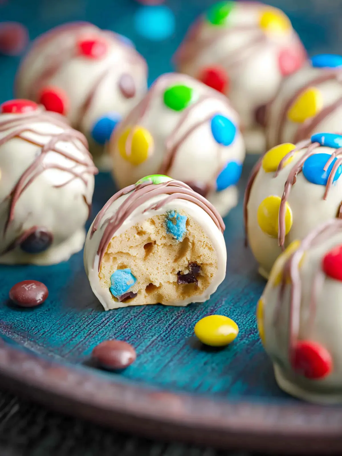 Birthday M&M Cookie Dough Truffles First Image