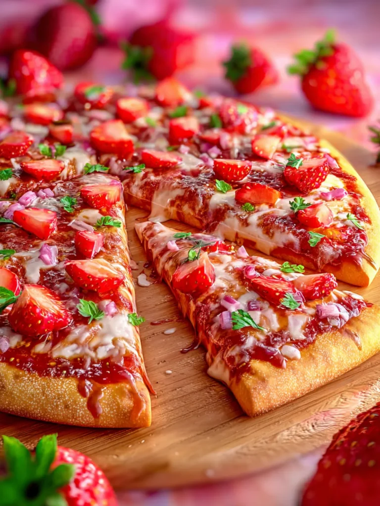 Irresistible Strawberry Pizza Recipe for Summer Delights First Image