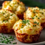 Cheesy Mashed Potato Muffins First Image