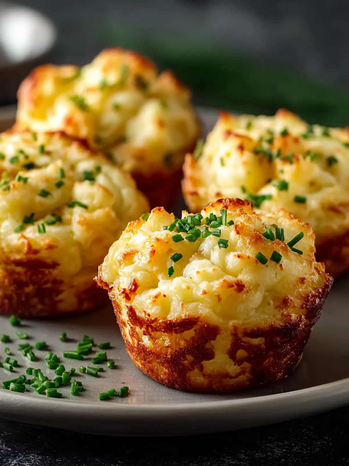 Cheesy Mashed Potato Muffins First Image
