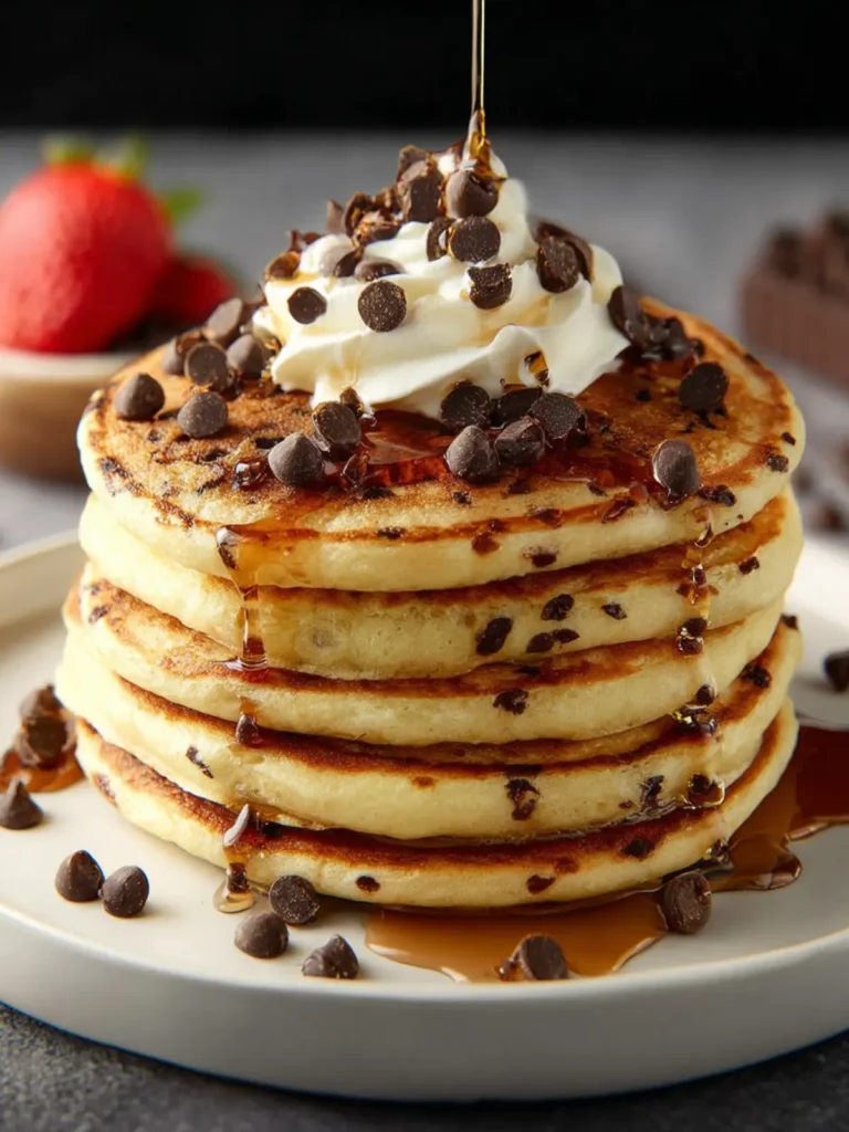 Chocolate Chip Pancakes First Image