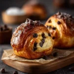Indulgent Chocolate Chip Custard Brioches First Image