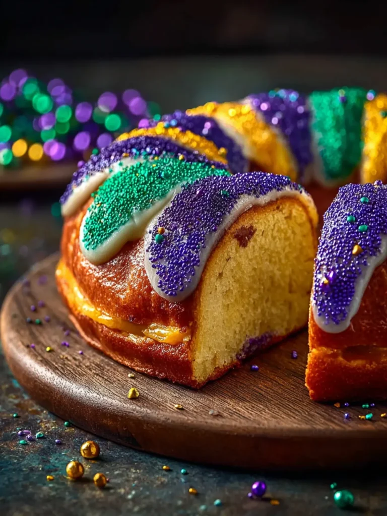 Discover the Joy of Classic Mardi Gras King Cake at Home First Image