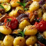 Crispy Roasted Vegetables With Gnocchi First Image