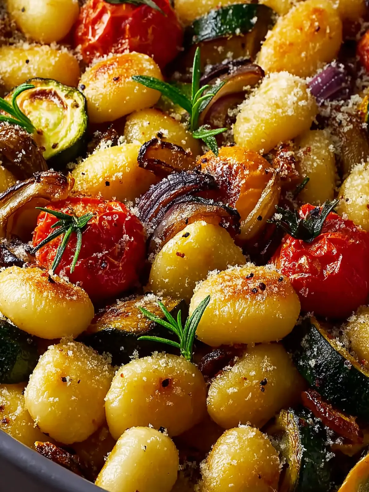 Crispy Roasted Vegetables With Gnocchi First Image