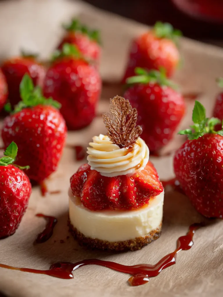 Cheesecake Deviled Strawberries First Image