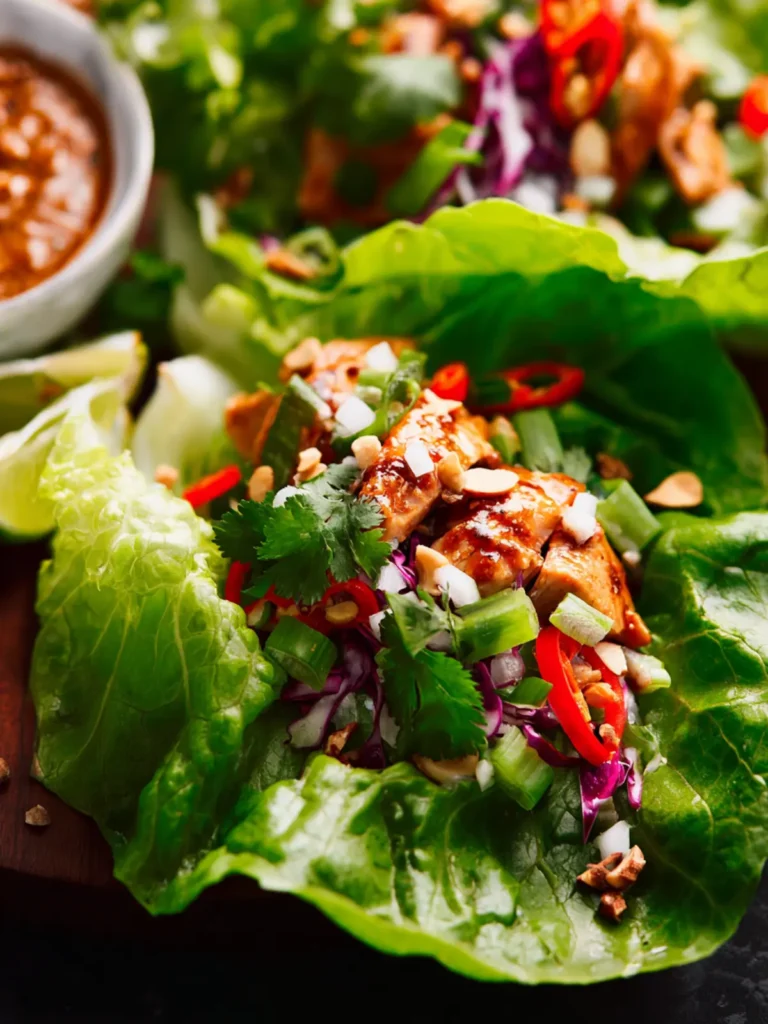 Chicken Lettuce Wraps First Image