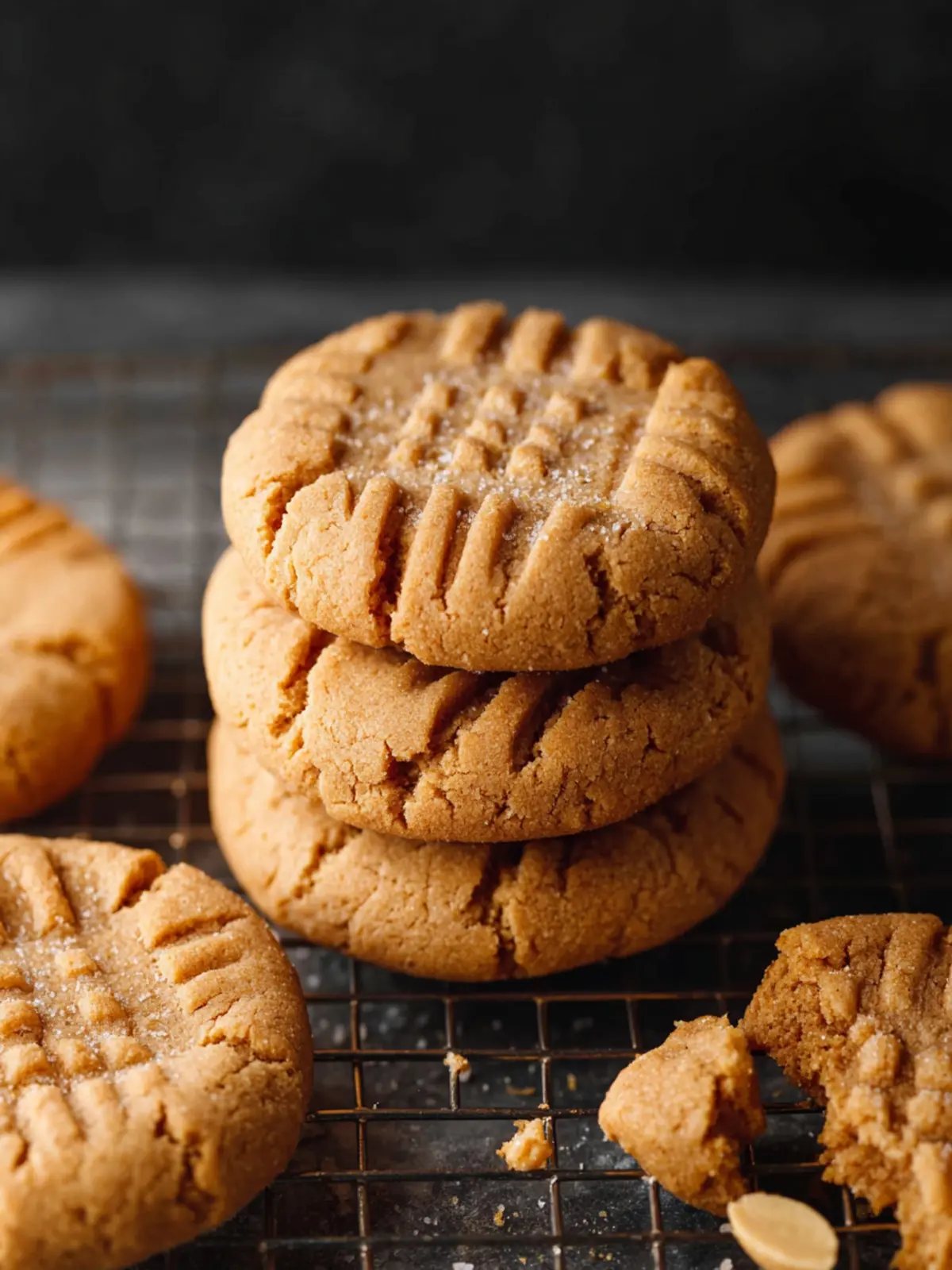 Easy Peanut Butter Cookies (No Chill, One Bowl) First Image