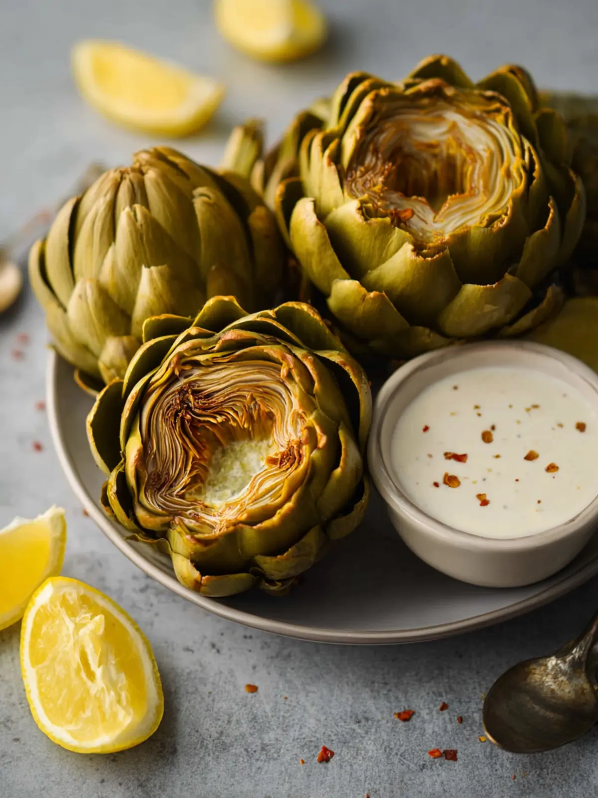 Instant Pot Artichokes with Creamy Dip First Image