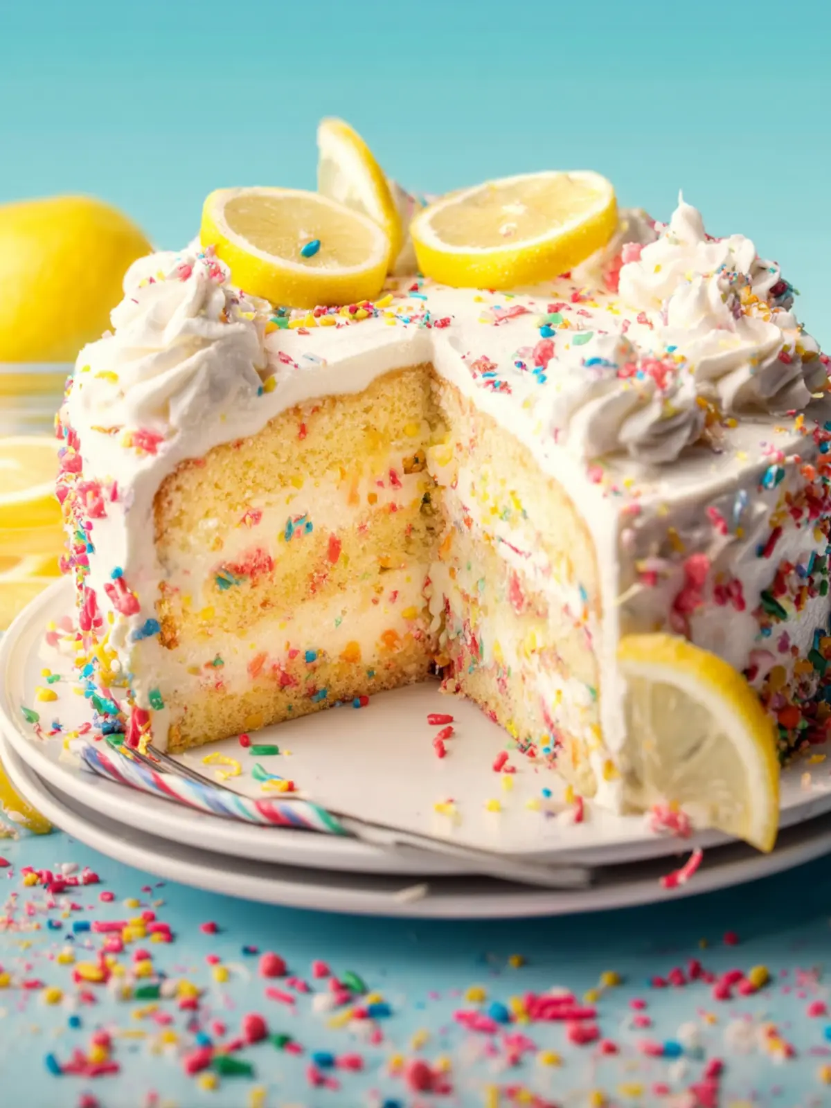 Lemon Funfetti Cake First Image