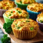 Low-Carb High-Fiber Savory Muffins First Image